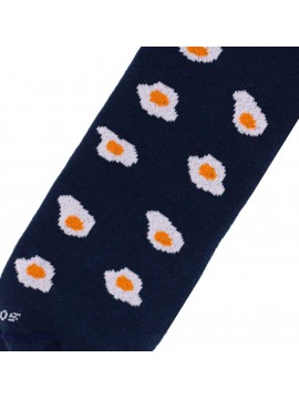 SOCK NO-SHOW FRIED EGG BLU