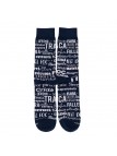 Sock unisex mezza gamba frasi cade