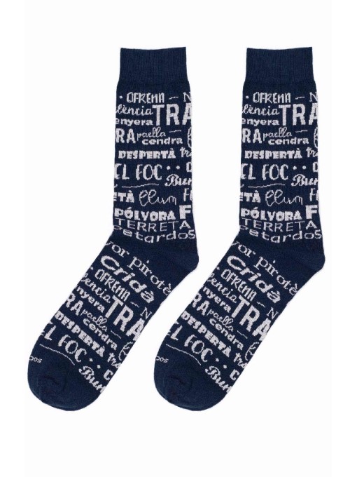 Unisex sock mid-calf phrases falles