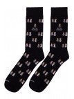 Meias meias socksandco com namorados design e detalhe Eu sou o cunhado de preto