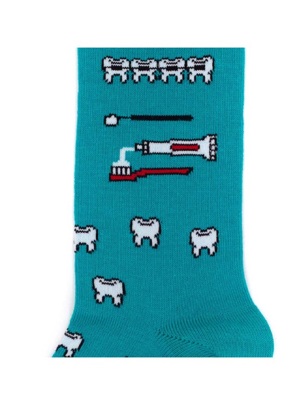 Socksandco Socksandco mezzo dentista verde canna