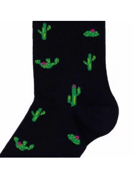 Socksandco Dunkelblauer Kaktus