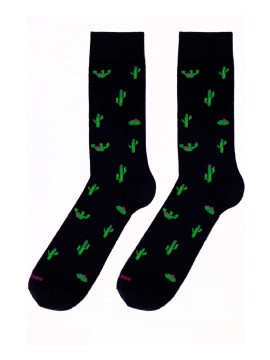 Socksandco Donkerblauwe Cactus