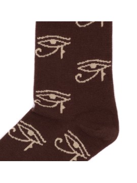 Chaussettes unisexes Horus brun