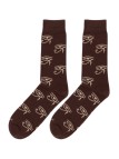 Chaussettes unisexes Horus brun