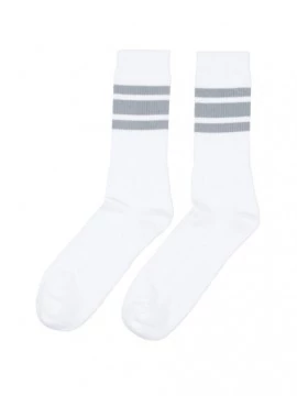 Bandes grises blanches de sport occasionnel