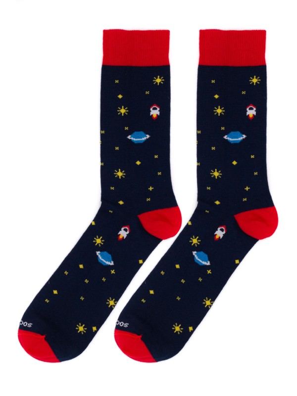 Socksandco meia bengala espaço infinito