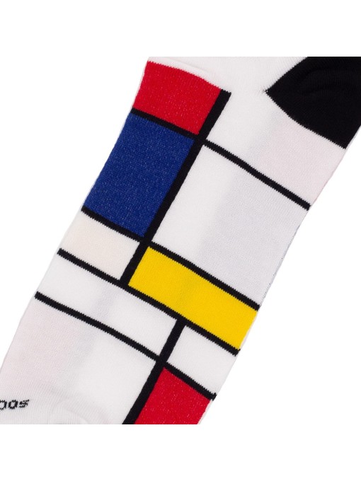 Socksandco Meia invisível Mondrian