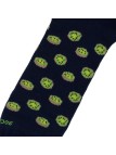 socksandco invisible kiwis azul marino