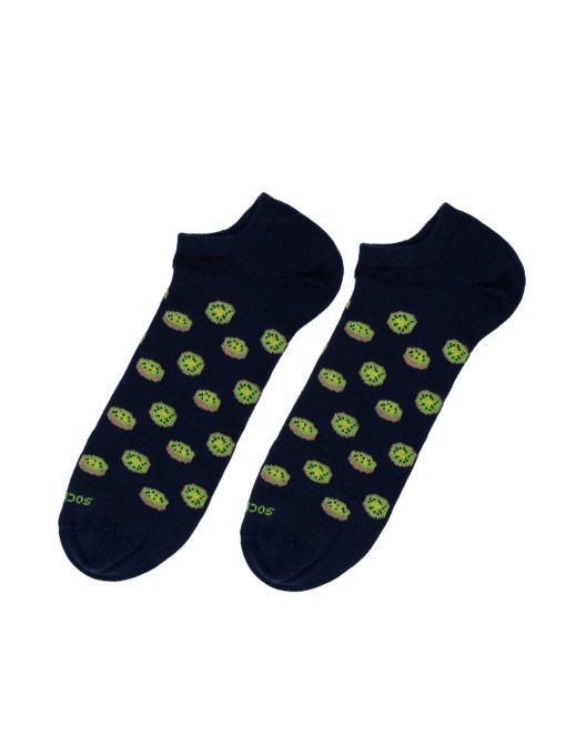 Socksandco invisibles kiwis bleu marine