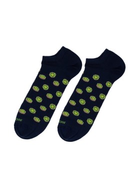 Socksandco no-show navy blue kiwis