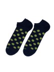 socksandco invisible kiwis azul marino