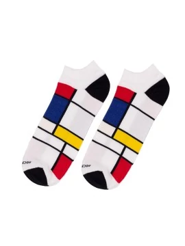 socksandco calcetin invisible mondrian