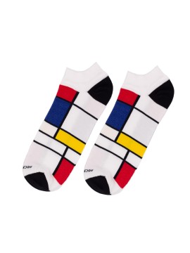 Calzino Socksandco invisibili Mondrian