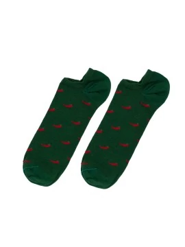 socksandco mitjon invisible chilis verde