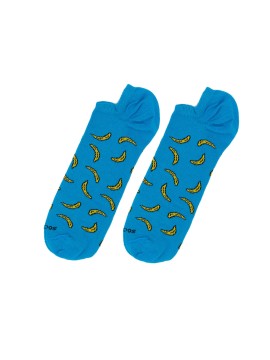 Calzino Socksandco invisibili banane turchesi