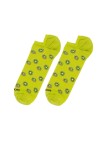 Socksandco invisível Kiwis Verde Azul