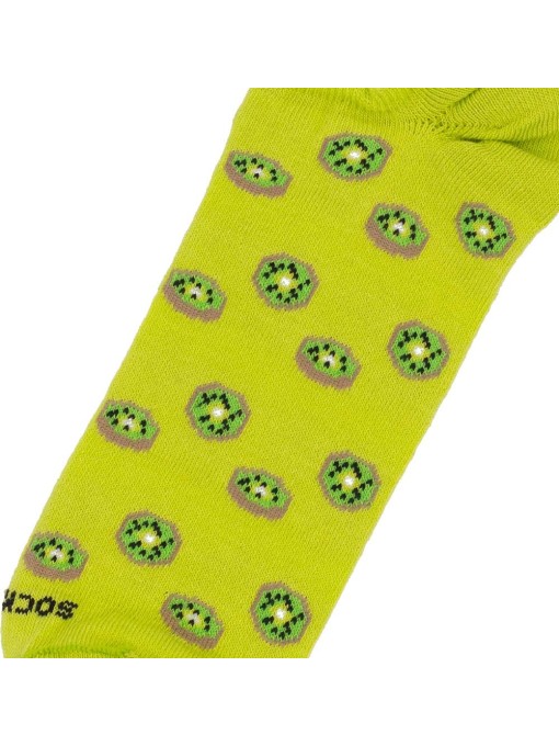 Socksandco no-show Blue Green Kiwis