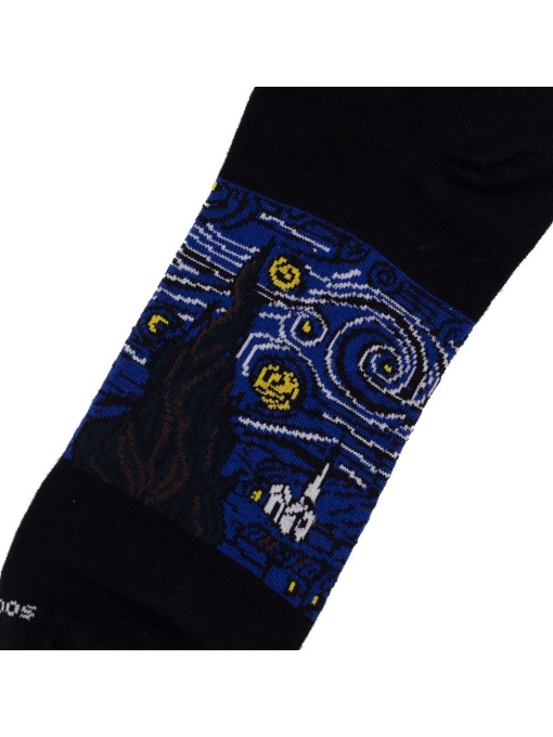 socksandco calcetin invisible noche estrellada van gogh