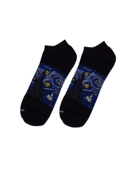 Socksandco Invisible Sock Starry Night Van Gogh