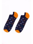 Unsichtbare Fahrradsocken Orange