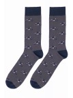 Chaussettes drôles chopper gris