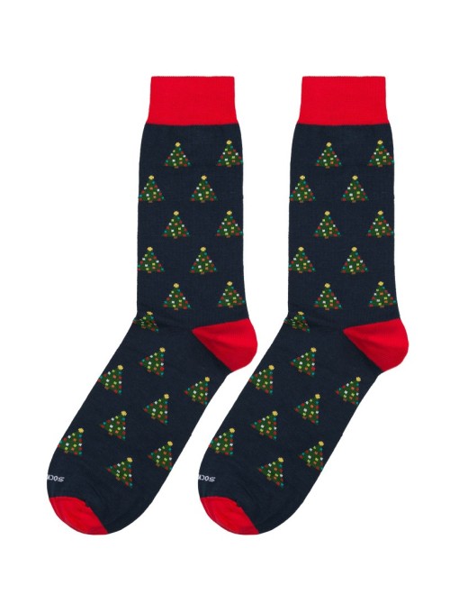 Chaussettes drôles de sapin de Noël