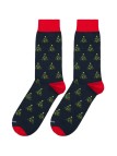 Chaussettes drôles de sapin de Noël