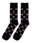 Socksandco-Socken mit Boyfriend-Design und I'm the Father-Detail in Schwarz