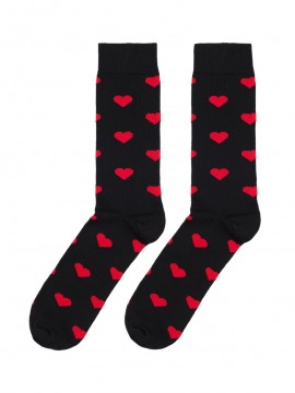 BLACK GREAT LOVE SOCK