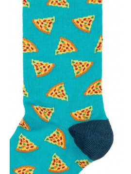 AQUA GREEN PIZZA SOCKEN