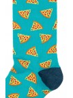 CHAUSSETTES PIZZA VERT EAU