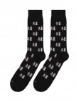 original socks with black bridal print