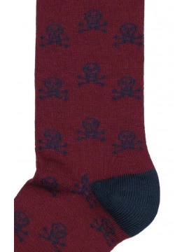 BURGUNDY SKULLS