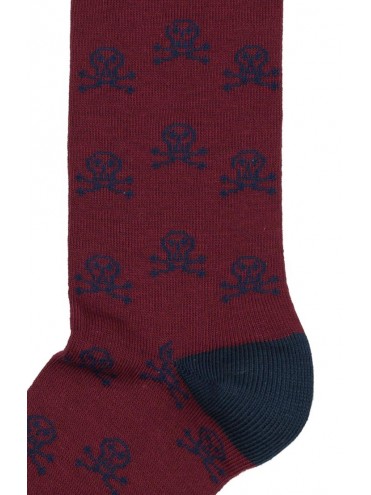 BURGUNDY SKULLS