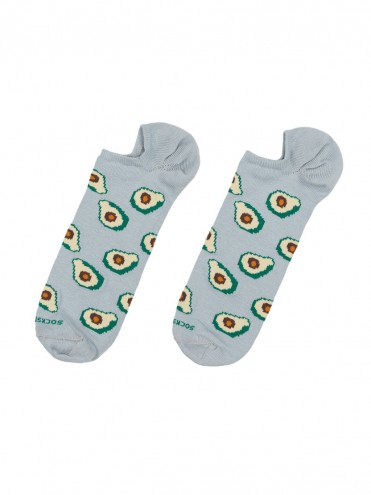 UNSICHTBARE SOCKEN AVOCADOGRAU