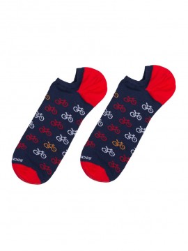 CHAUSSETTES INVISIBLES VÉLO ROUGE