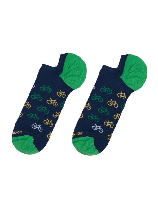 CHAUSSETTES INVISIBLES VÉLOS VERTS