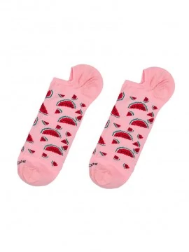 INVISIBLE SOCKS WATERMELONS PINK